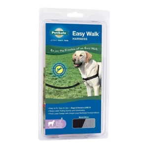 PetSafe Dog Easy Walk Dog Harness, Black Medium/Large