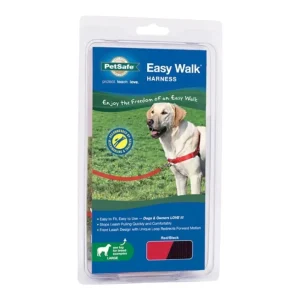 PetSafe Dog Easy Walk Dog Harness, Red Large