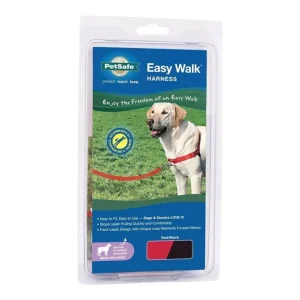 PetSafe Dog Easy Walk Dog Harness, Red Medium/Large