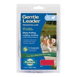 PetSafe Dog Gentle Leader Head Dog Collar, Red Small