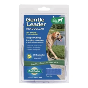 PetSafe Dog Gentle Leader Head Dog Collar Royal, Blue Large