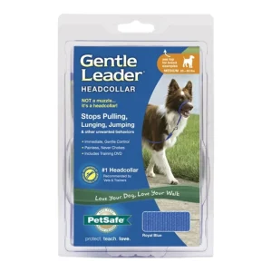 PetSafe Dog Gentle Leader Head Dog Collar Royal, Blue Medium