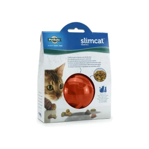 PetSafe SlimCat Food Dispenser Cat Toy Orange