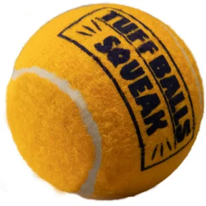 Petsport Tuff Balls Squeak Mesh Toy for Dogs (Orange)