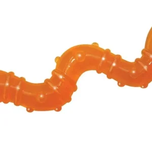 Petstages ORKAKat Catnip Infused Wiggle Worm Cat Toy Orange