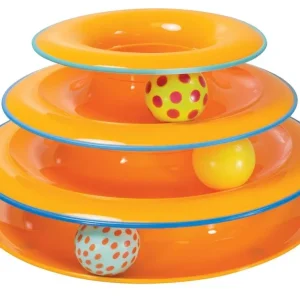 Petstages Tower of Tracks Cat Toy Orange