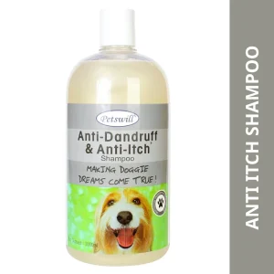 Petswill Anit Dandruff & Anti Itch Shampoo for Dogs and Cats