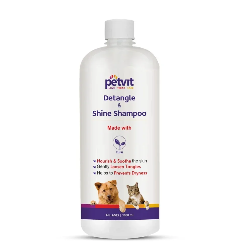 Petvit Detangle & Shine Pet Shampoo for Dogs and Cats - Image 2