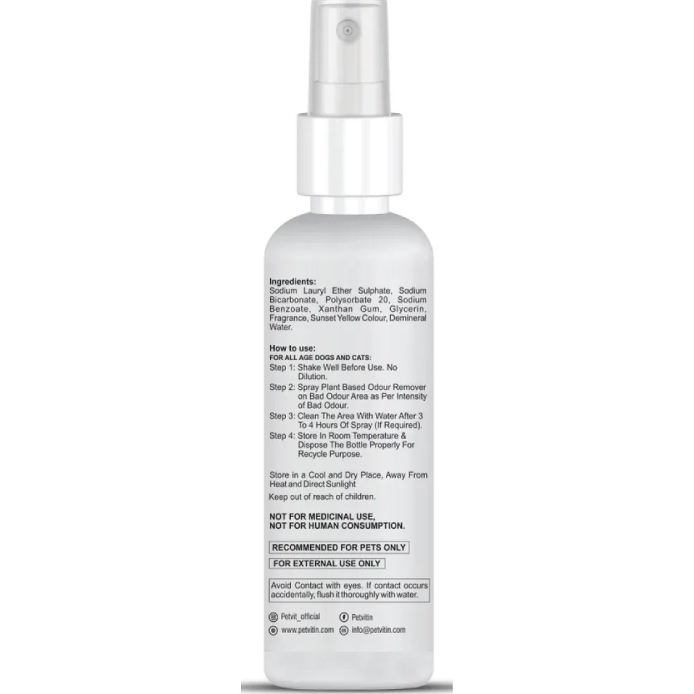 Petvit Odour Remover Spray for Dogs and Cats - Image 2