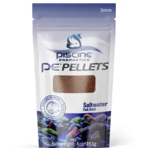 Piscine Energetics PE Pellets Saltwater Fish Food 3mm 4 oz
