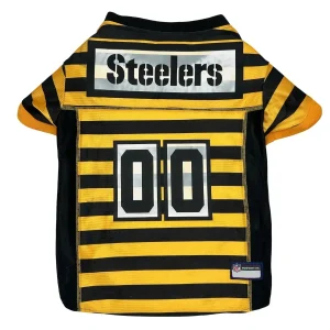 Pittsburgh Steelers Bumble Bee Throwback Dog Jersey