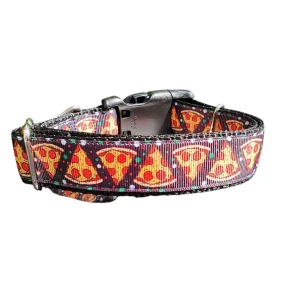 Pizza Slices Nylon Dog Collar