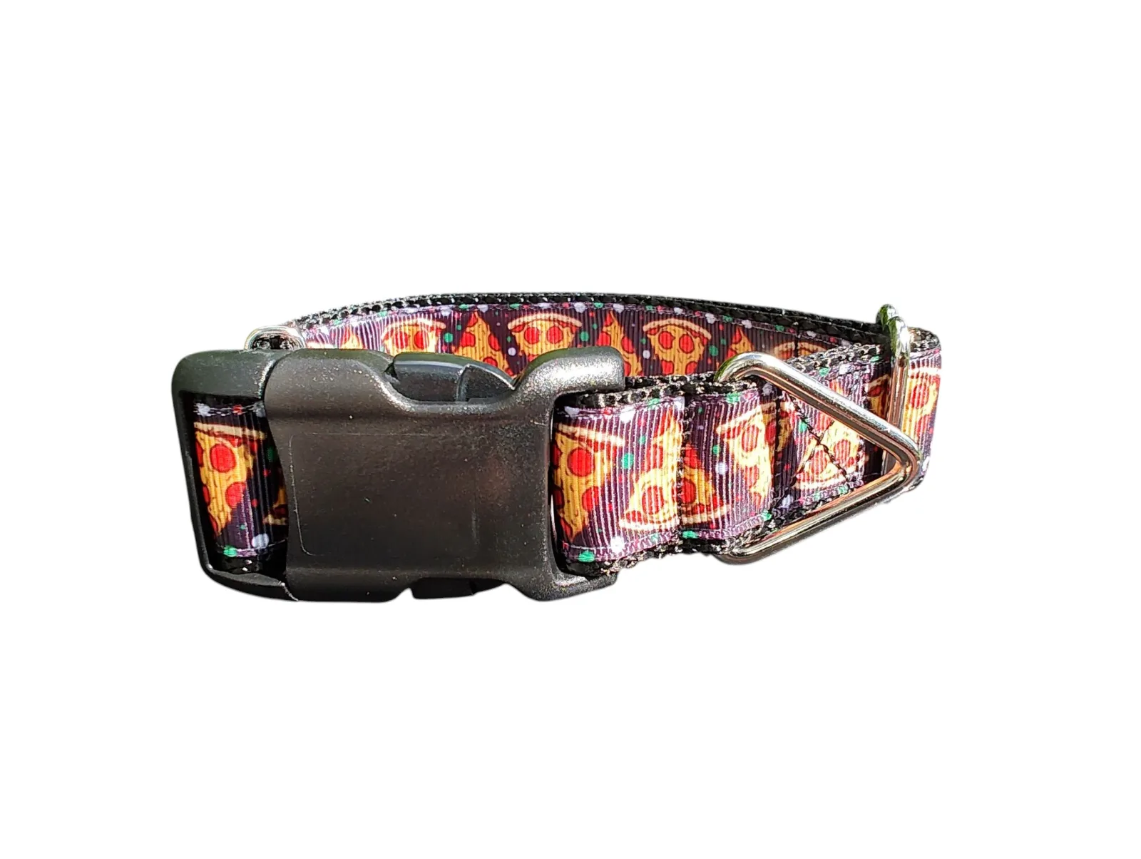 Pizza Slices Nylon Dog Collar - Image 2