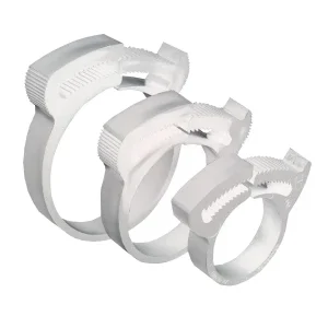 Plastic Hose Clamps, 5/8" - LOT of 10