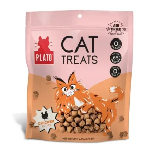Plato Cat Grain-Free Air Dried Cat Treat Chicken 2.5 oz