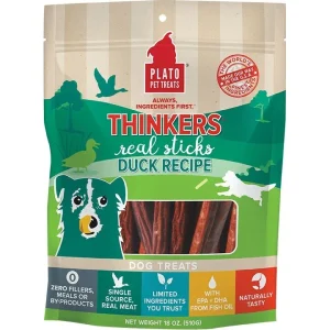 Plato Dog Thinkers Stick Duck 18 oz