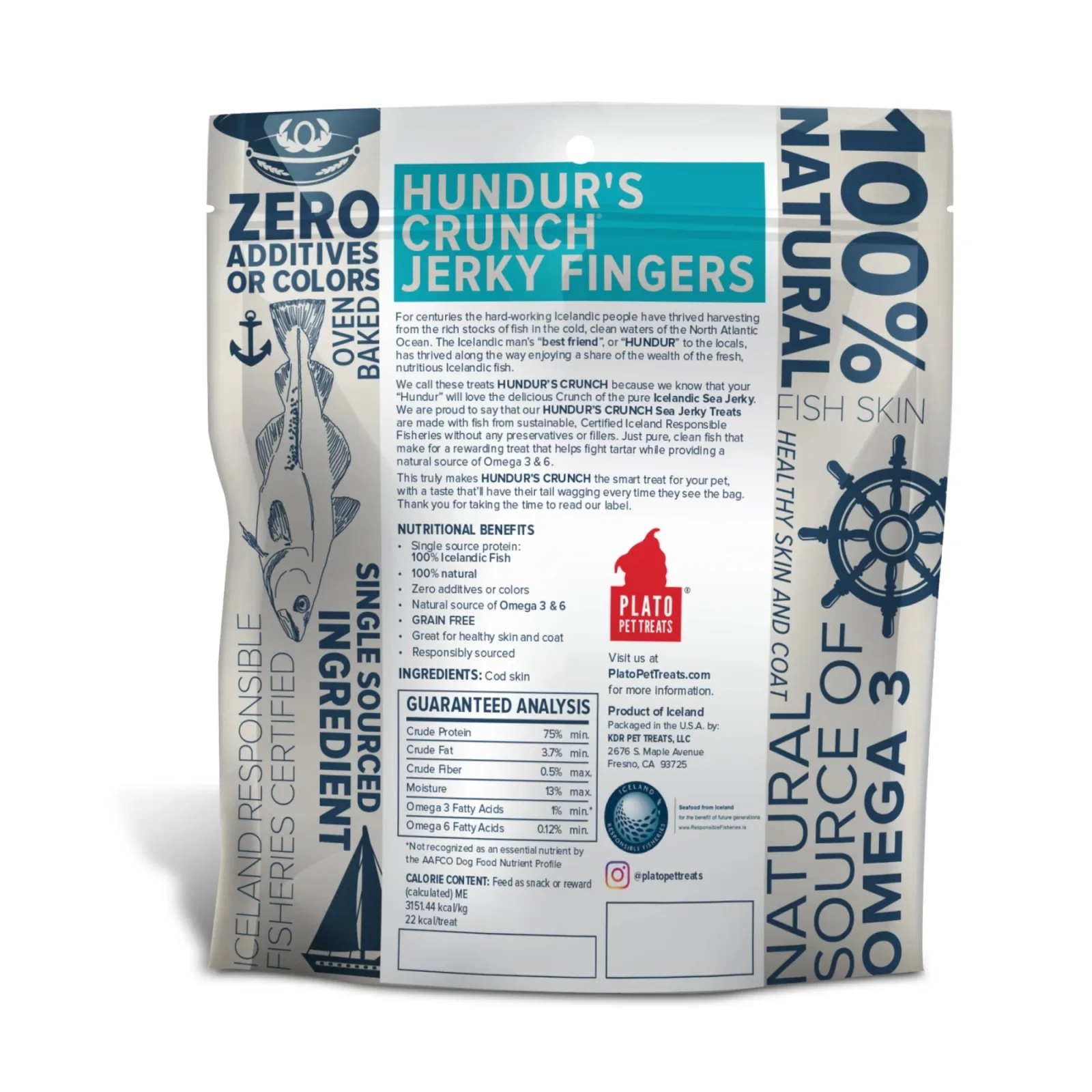 Plato Hundurs Crunch Jerky Finger, 3.5 oz - Image 2