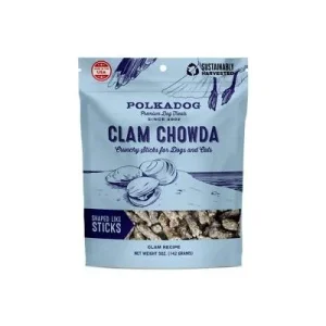 Polka Dog Bakery CLAM CHOWDA Dehydrated Dog Treats - 5 Oz