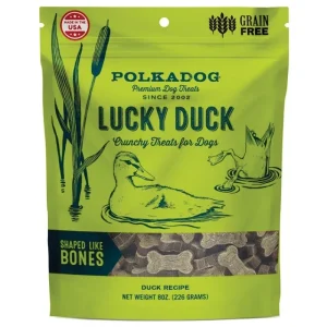 Polka Dog Bakery Dog Lucky Duck Bones 8 oz