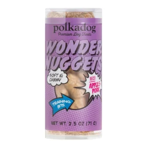 Polka Dog Wonder Nuggets Pork Apple Mini 2.5 oz