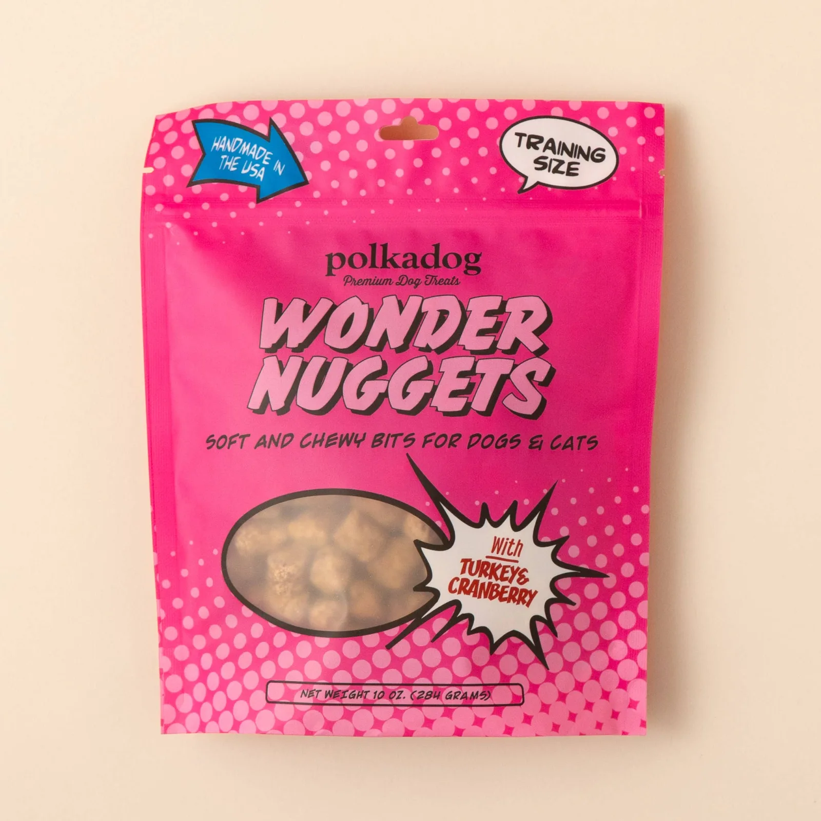 Polkadog Wonder Nuggets Turkey & Cranberry Dog Treats 10oz