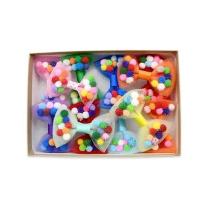 Pom Pom Tulle Bowtie Variety Pack 12 Ct
