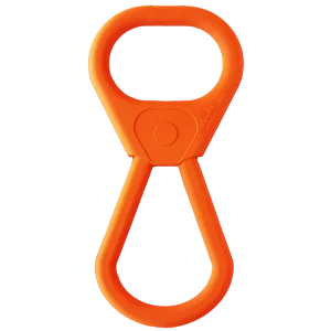 Pop Top Rubber Tug Toy for Interactive Play