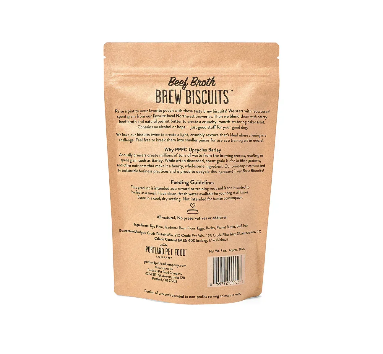 Portland Dog Biscuits Beef Broth (5oz) - Image 2