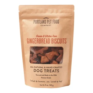 Portland Dog Grain-Free Gluten Free Gingerbread Biscuits 5 oz