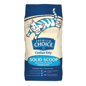 Premium Choice Litter Carefree Kitty Unscented All Natural Scoop Cat Litter, 25 lb