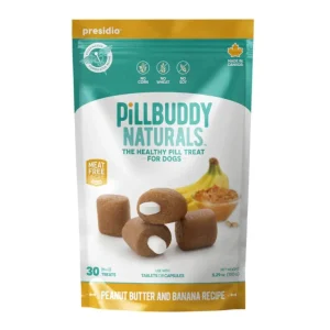 Presidio Dog Pill Buddy Natural Peanut Butter & Banana 30 ct