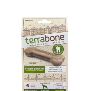 Presidio Dog Terra Fresh Breath Large 6 ct
