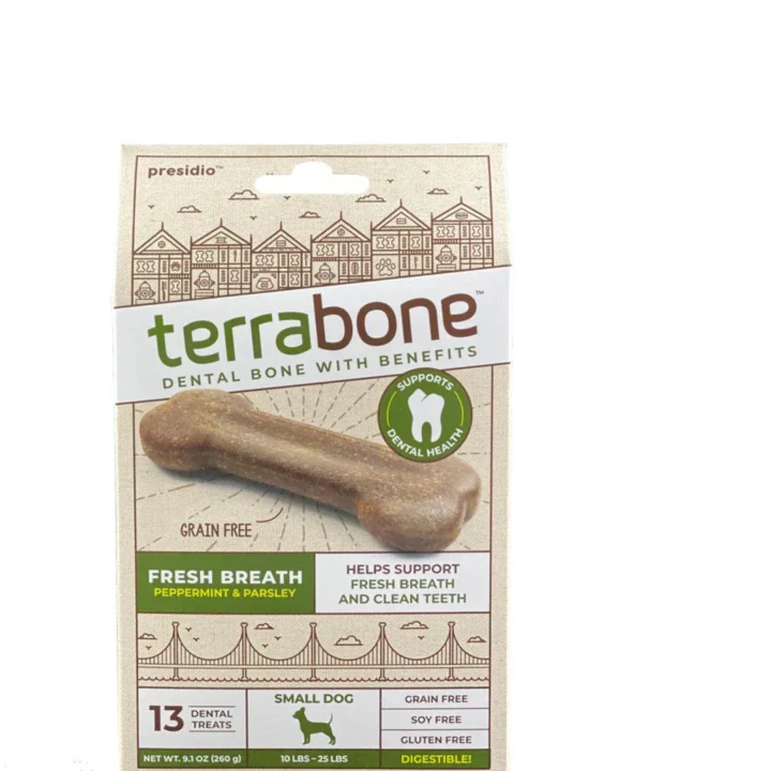 Presidio Dog Terra Fresh Breath Small 13 ct