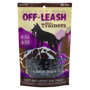 Presidio Natural OffLeash USA Tender Duck Dog Chewy Treats - 14 Oz