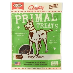 Primal Bacon ME HP Pork Jerky Dog Treats - 12 Oz