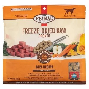 Primal Dog Freeze-Dried Pronto Beef, 16 oz