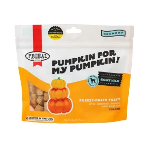 Primal Dog Freeze-Dried Pumpkin For My Pumpkin Chicken Pumpkin With Goat Milk 2 oz