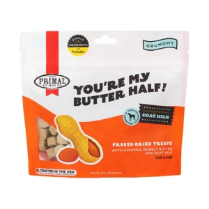 Primal Dog Freeze-Dried You'Re My Butter Half Chicken Peanut Butter With Goat Milk 2 oz