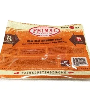 Primal Dog Frozen Bones Marrow Beef - Large - 1 Count