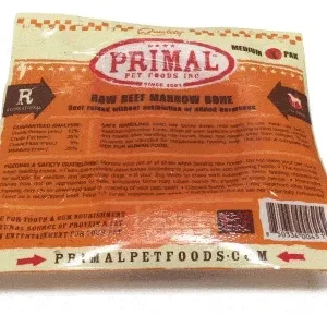 Primal Dog Frozen Bones Marrow Beef - Medium - 1 Count