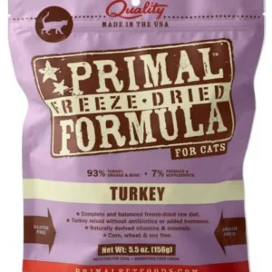 Primal Freeze-Dried Cat Food Nuggets Turkey - 14 Oz