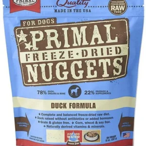 Primal Freeze-Dried Dog Food Nuggets Duck - 5.5 Oz