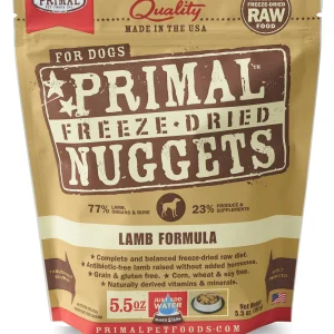 Primal Freeze-Dried Dog Food Nuggets Lamb - 5.5 Oz