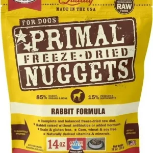 Primal Freeze-Dried Dog Food NUGRabbit - 14 Oz