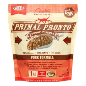 Primal Frozen Cat Food PRONTO Pork -16