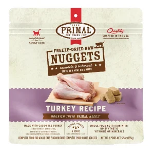 Primal Pet Foods Freeze-Dried Cat Food 14 oz. Turkey