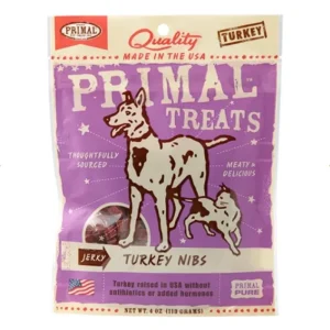 Primal Simply Breast Turkey Jerky Dog Treats - 4 Oz