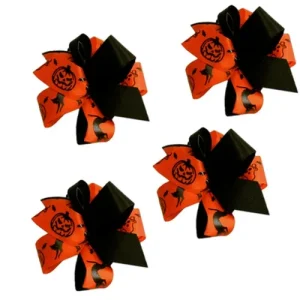Primo Halloween Prints Pet Bows, 24 Count