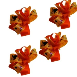Primo Thanksgiving Prints Pet Bows, 24 Count