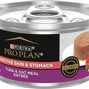 Pro Plan Sensitive Tuna & Oatmeal Cat Food 3oz